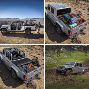 Silver Jeep JT Gladiator : Official FCA Press Release Photos