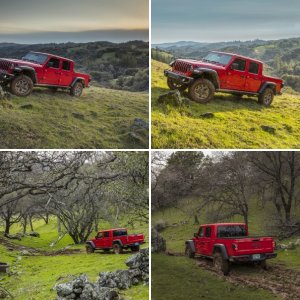 Red Jeep Gladiator Overland : Official FCA Press Photos - Part 2